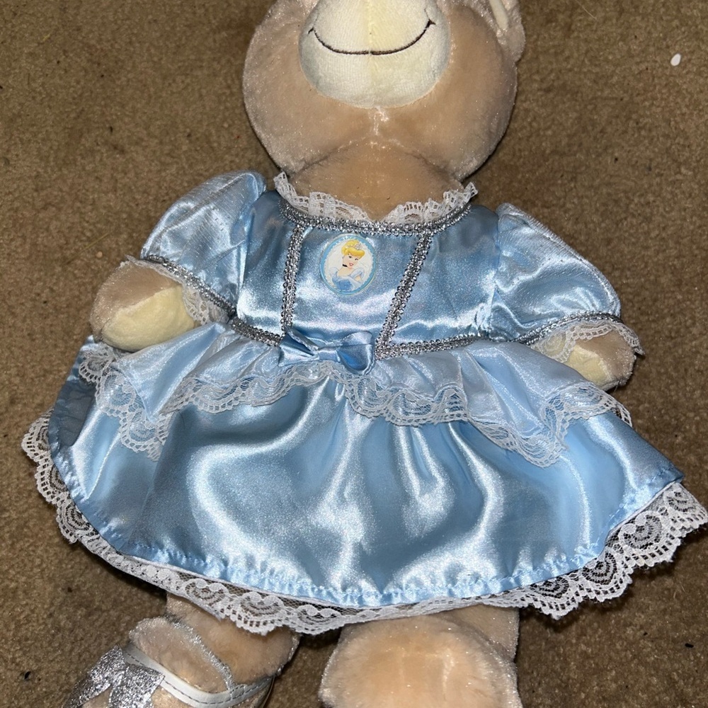 Build-A-Bear Light Blue Princess Dress Bear